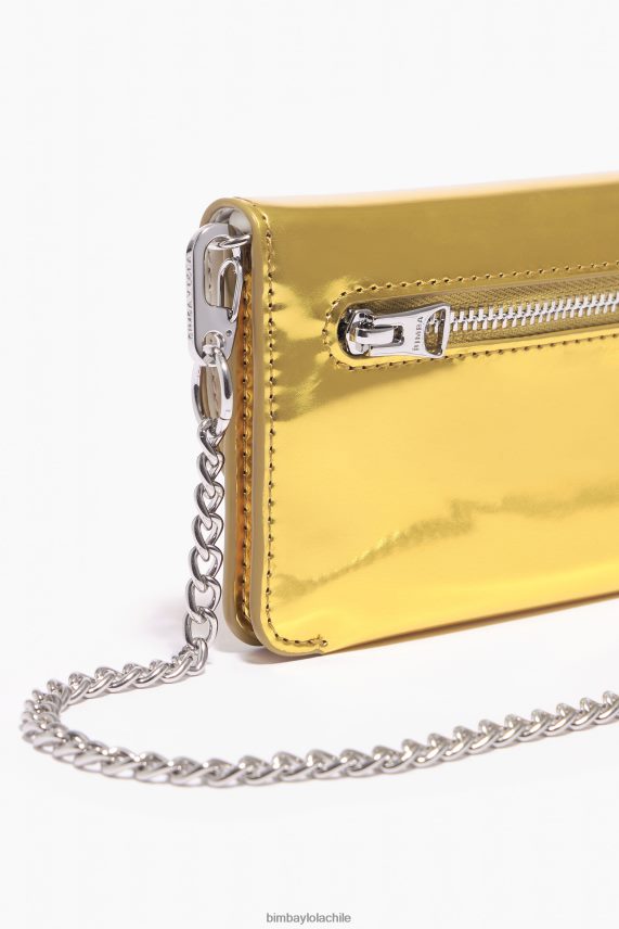 Bimba Y Lola monedero de patente PT68841051 accesorios amarillo