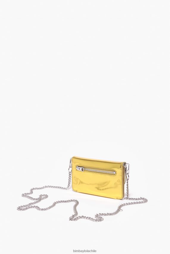 Bimba Y Lola monedero de patente PT68841051 accesorios amarillo