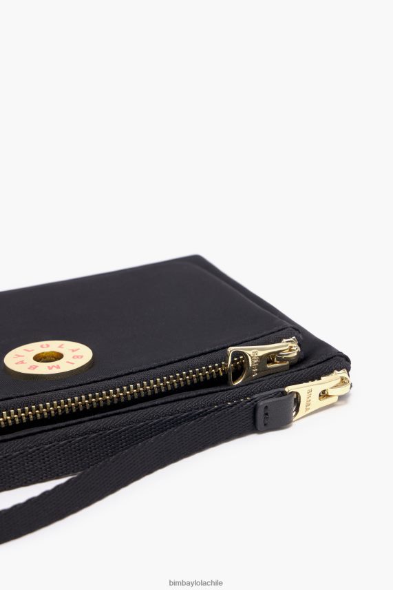 Bimba Y Lola monedero doble de nailon PT68841028 accesorios negro