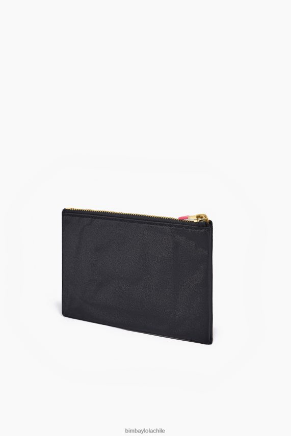 Bimba Y Lola monedero doble de nailon PT68841055 accesorios negro