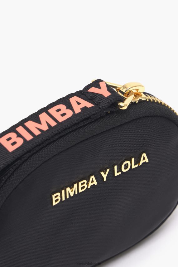 Bimba Y Lola monedero ovalado de nailon PT68841015 accesorios negro