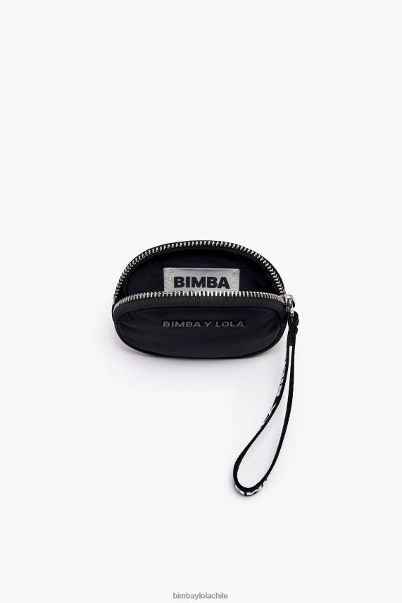 Bimba Y Lola monedero ovalado de nailon PT68841016 accesorios negro