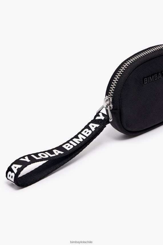 Bimba Y Lola monedero ovalado de nailon PT68841016 accesorios negro