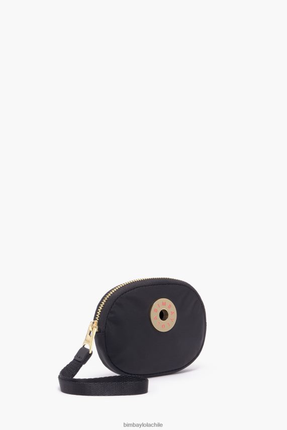 Bimba Y Lola monedero ovalado de nailon PT68841030 accesorios negro