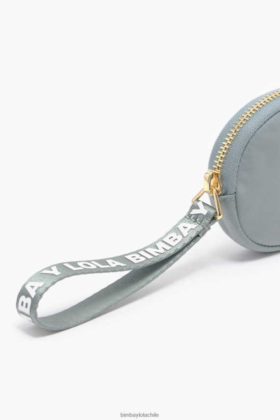 Bimba Y Lola monedero ovalado de nailon PT6884976 accesorios aguamarina