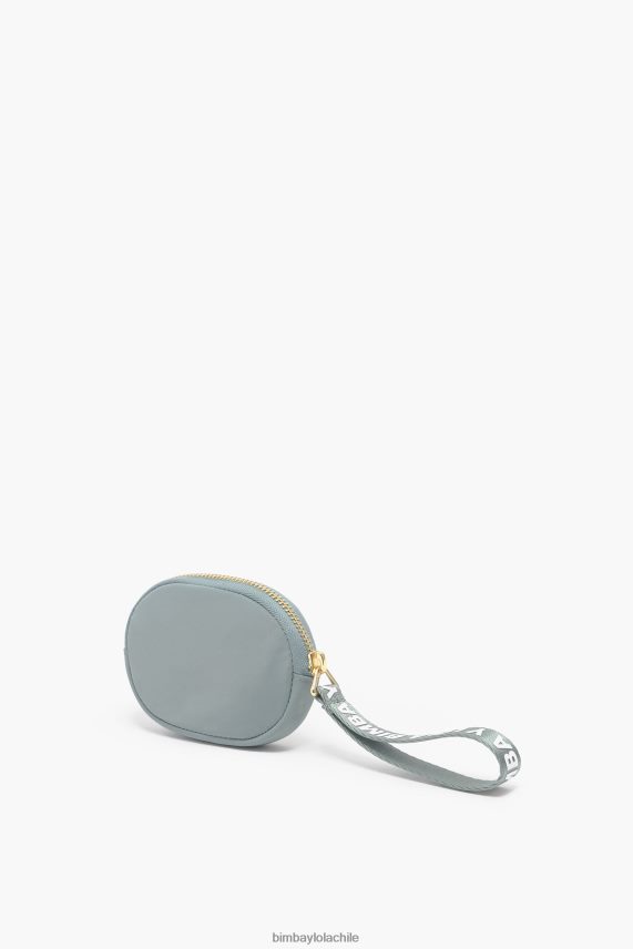 Bimba Y Lola monedero ovalado de nailon PT6884976 accesorios aguamarina