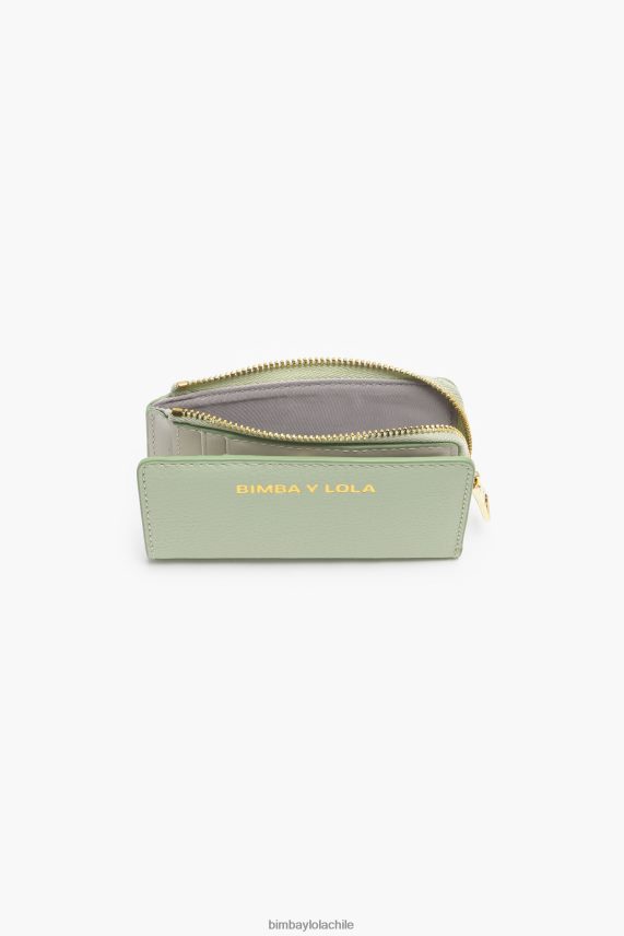 Bimba Y Lola monedero rectangular piel pastel PT6884988 accesorios verde