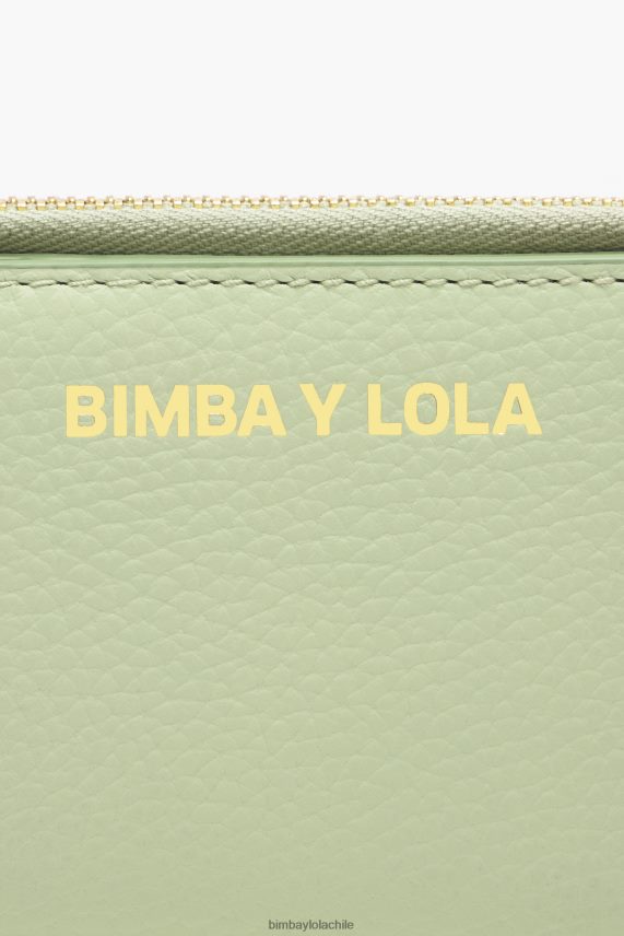 Bimba Y Lola monedero rectangular piel pastel PT6884988 accesorios verde