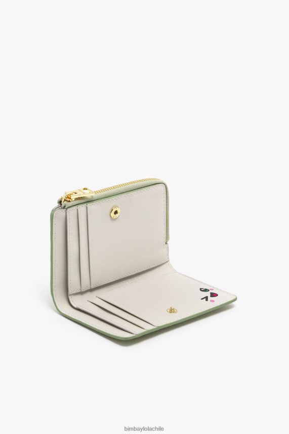 Bimba Y Lola monedero rectangular piel pastel PT6884988 accesorios verde