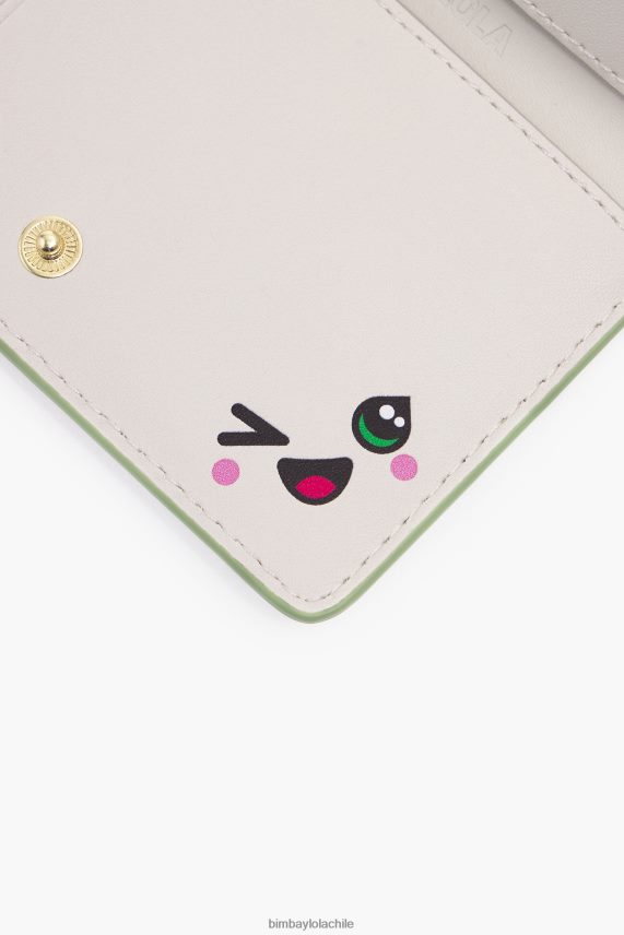 Bimba Y Lola monedero rectangular piel pastel PT6884988 accesorios verde