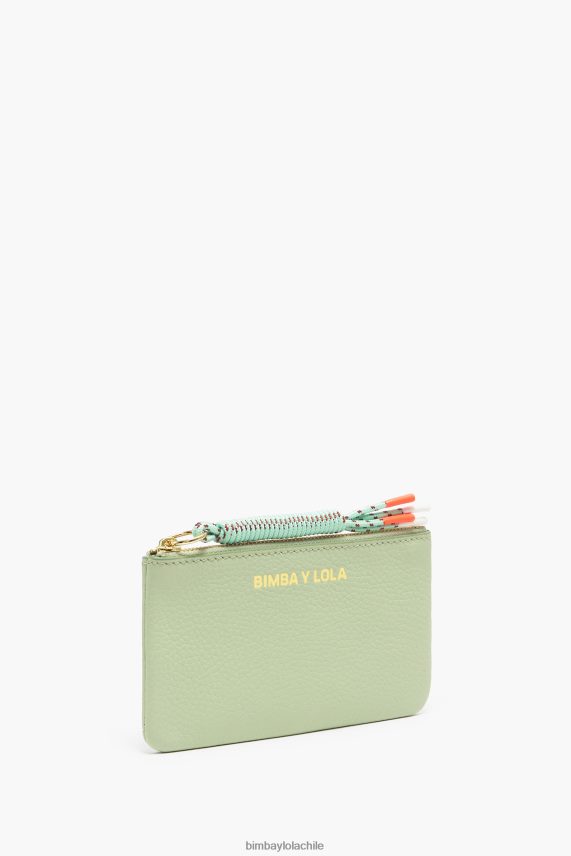 Bimba Y Lola monedero rectangular piel pastel PT6884990 accesorios verde