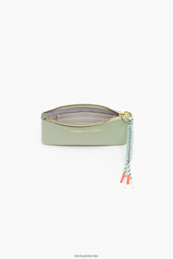 Bimba Y Lola monedero rectangular piel pastel PT6884990 accesorios verde