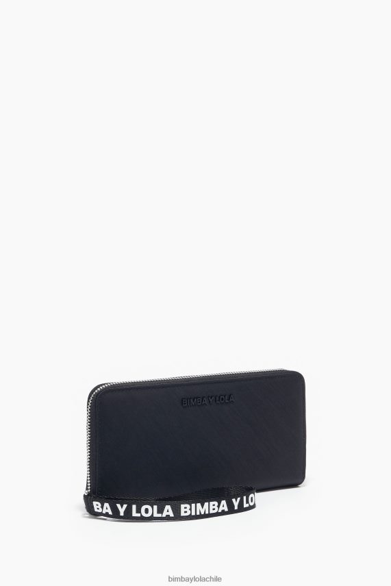 Bimba Y Lola cartera tipo libro de nailon PT68841133 accesorios negro