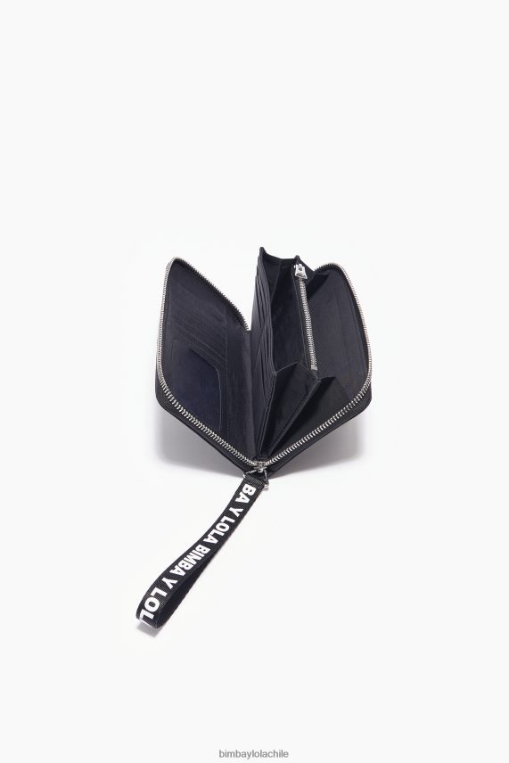 Bimba Y Lola cartera tipo libro de nailon PT68841133 accesorios negro