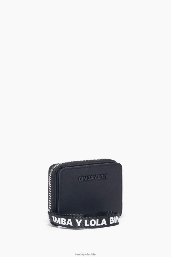 Bimba Y Lola monedero con solapa de nailon PT68841132 accesorios negro
