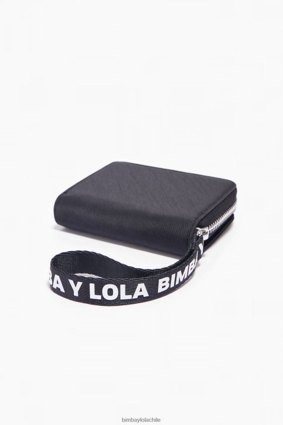 Bimba Y Lola monedero con solapa de nailon PT68841132 accesorios negro