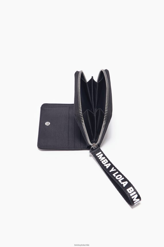 Bimba Y Lola monedero con solapa de nailon PT68841132 accesorios negro