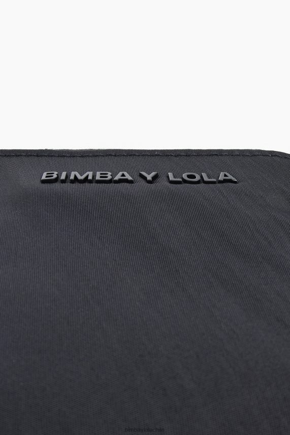 Bimba Y Lola monedero curvo de nailon PT68841131 accesorios negro