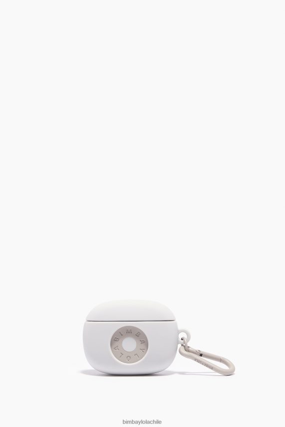 Bimba Y Lola funda de silicona para airpods con logo PT6884937 accesorios gris pardo