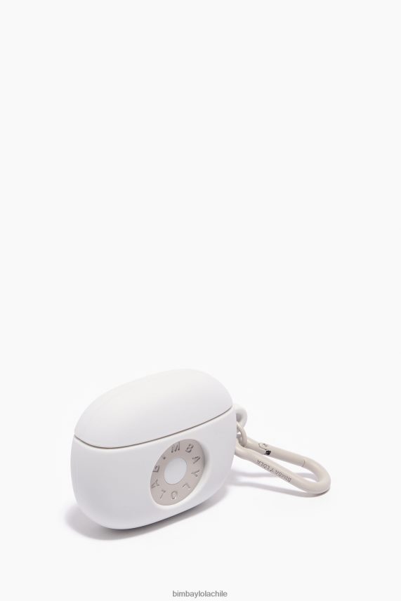 Bimba Y Lola funda de silicona para airpods con logo PT6884937 accesorios gris pardo