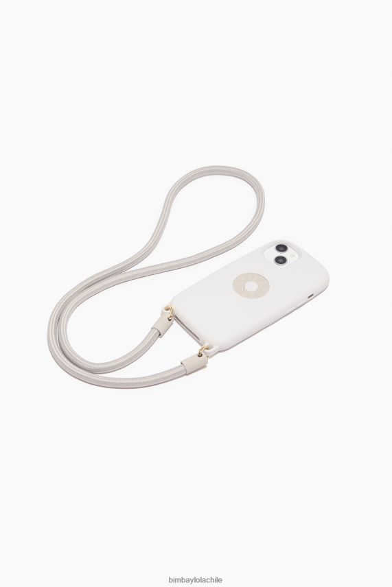 Bimba Y Lola funda con logo para iphone 13 PT6884921 accesorios gris pardo