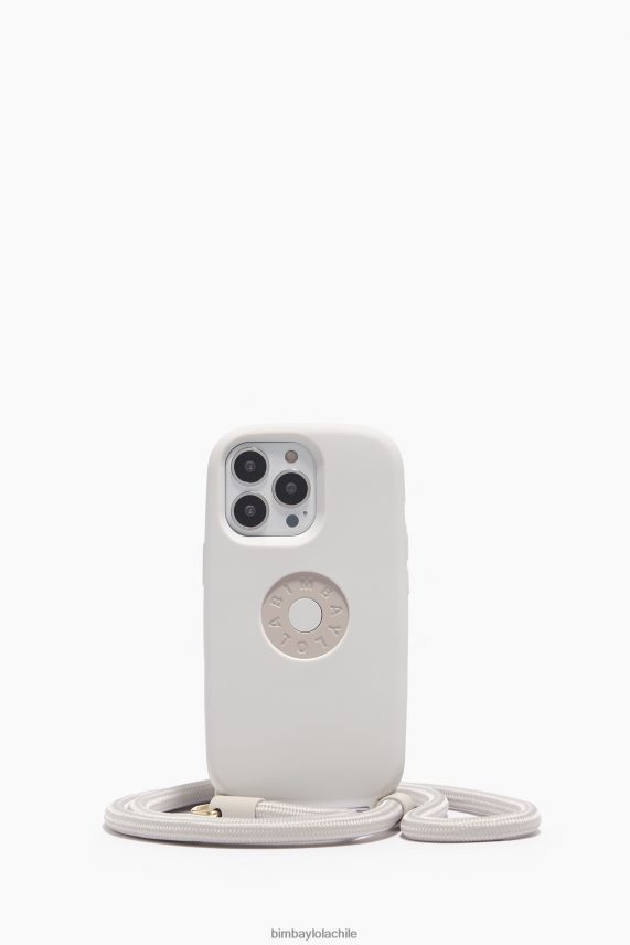 Bimba Y Lola funda con logo para iphone 13 pro PT6884927 accesorios gris pardo