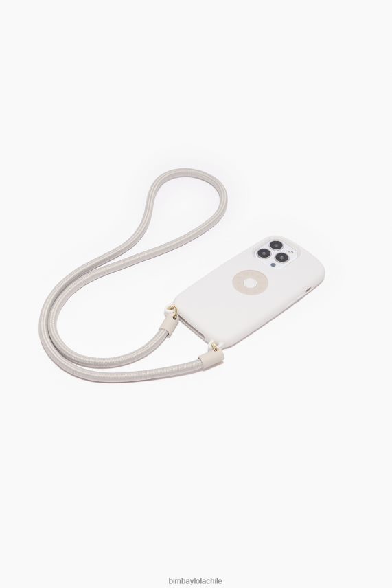 Bimba Y Lola funda con logo para iphone 13 pro PT6884927 accesorios gris pardo