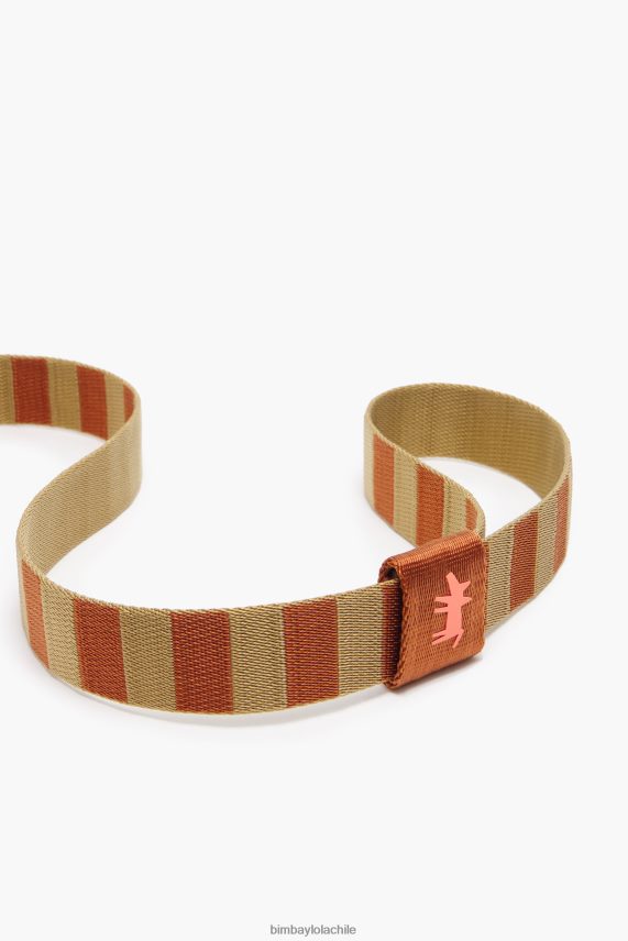 Bimba Y Lola correa para mascota con logotipo PT6884975 accesorios caqui