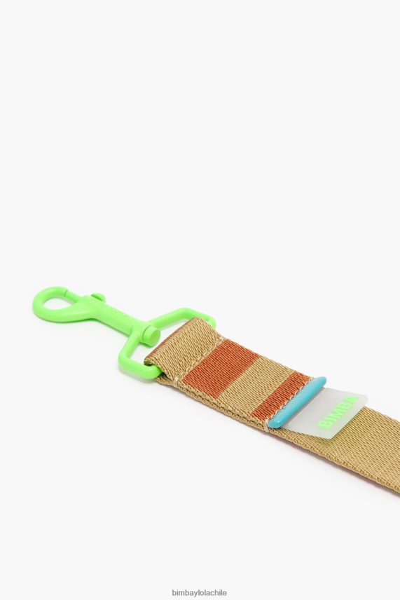 Bimba Y Lola correa para mascota con logotipo PT6884975 accesorios caqui