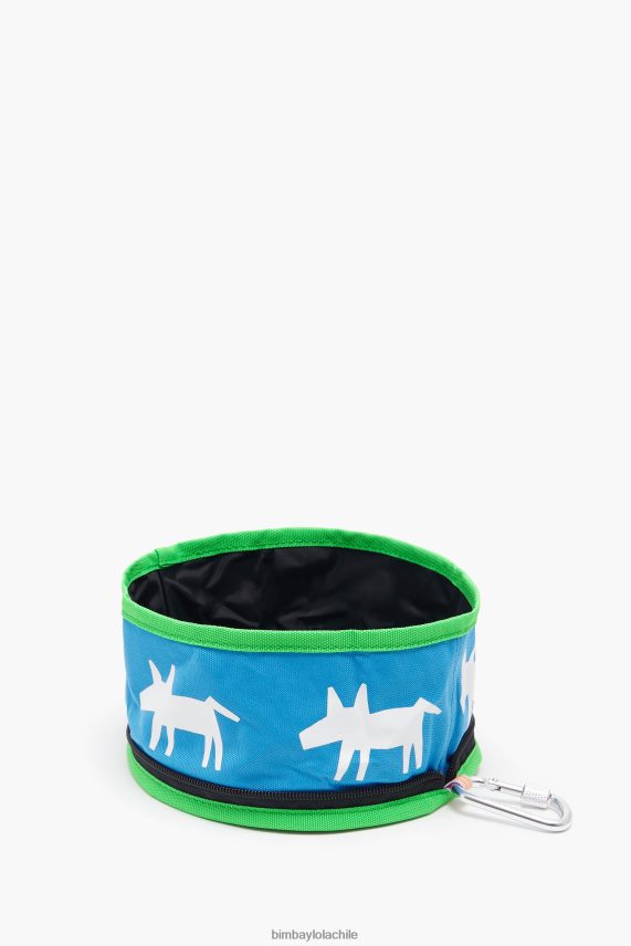 Bimba Y Lola tazón de agua para mascotas con logo PT6884970 accesorios azul