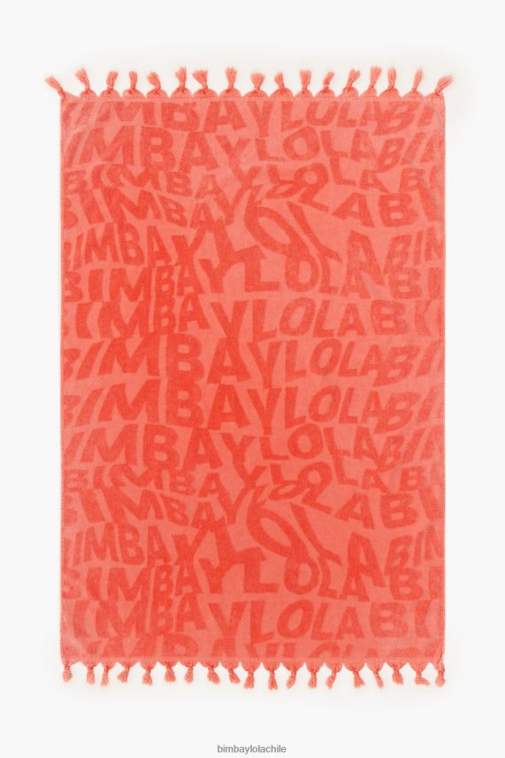 Bimba Y Lola toalla con logo en jacquard PT6884877 accesorios naranja
