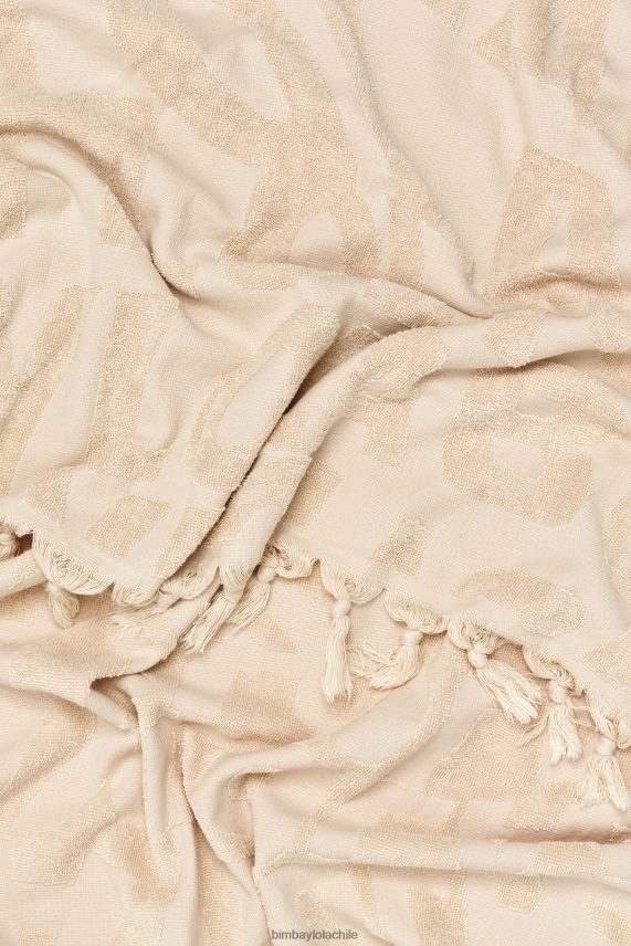 Bimba Y Lola toalla con logo en jacquard PT6884882 accesorios Marfil