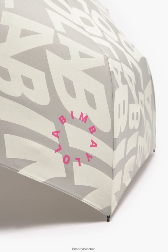 Bimba Y Lola paraguas con logo distorb PT6884961 accesorios beige