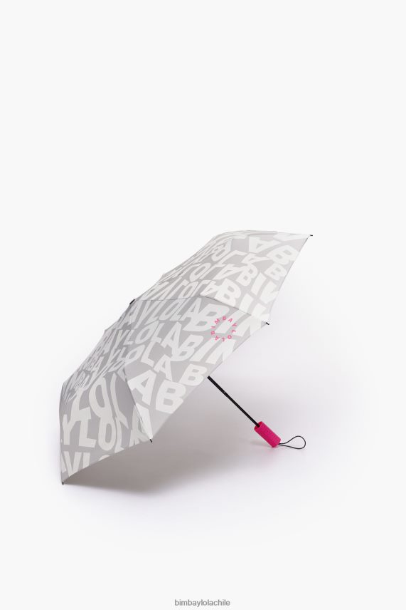 Bimba Y Lola paraguas con logo distorb PT6884961 accesorios beige