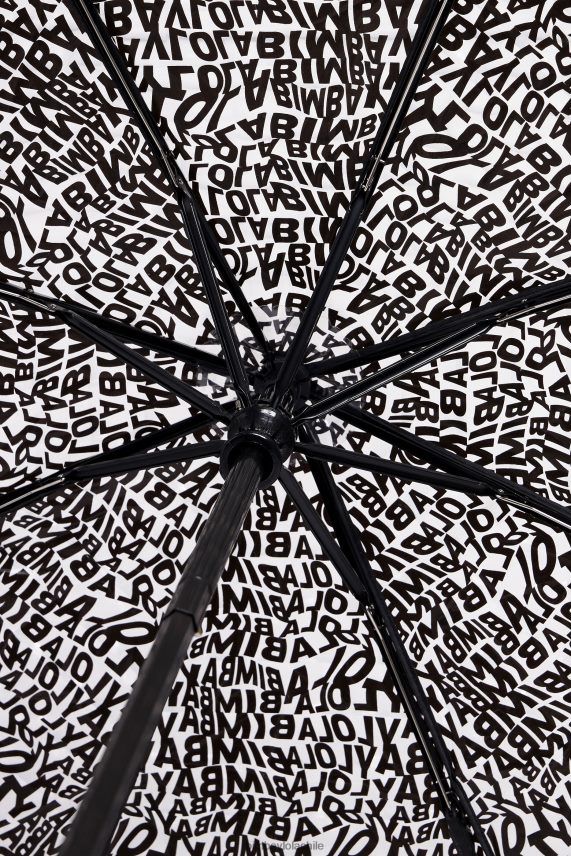 Bimba Y Lola paraguas de vinilo con logo PT6884960 accesorios negro