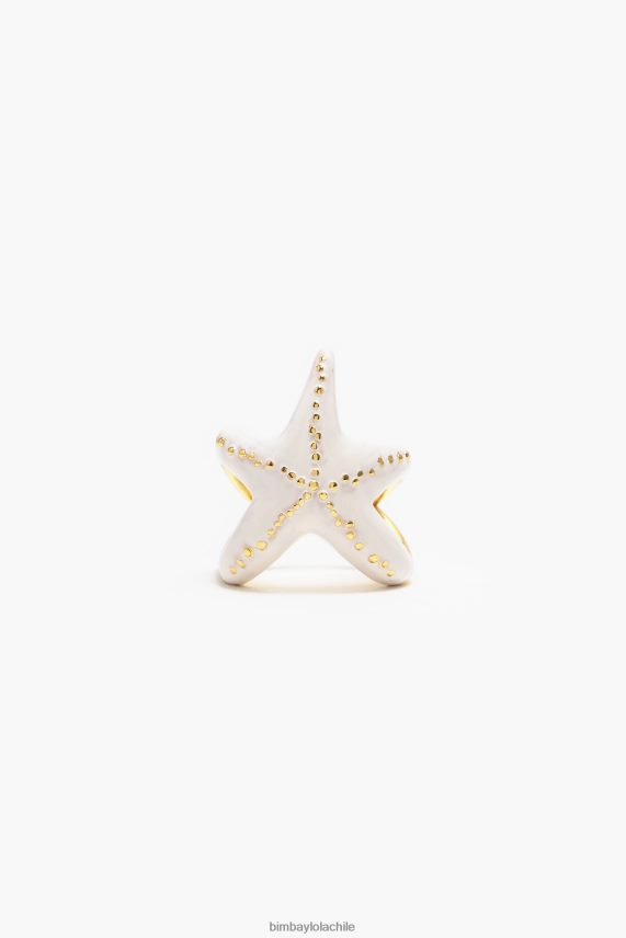 Bimba Y Lola anillo de estrella PT6884708 accesorios Marfil