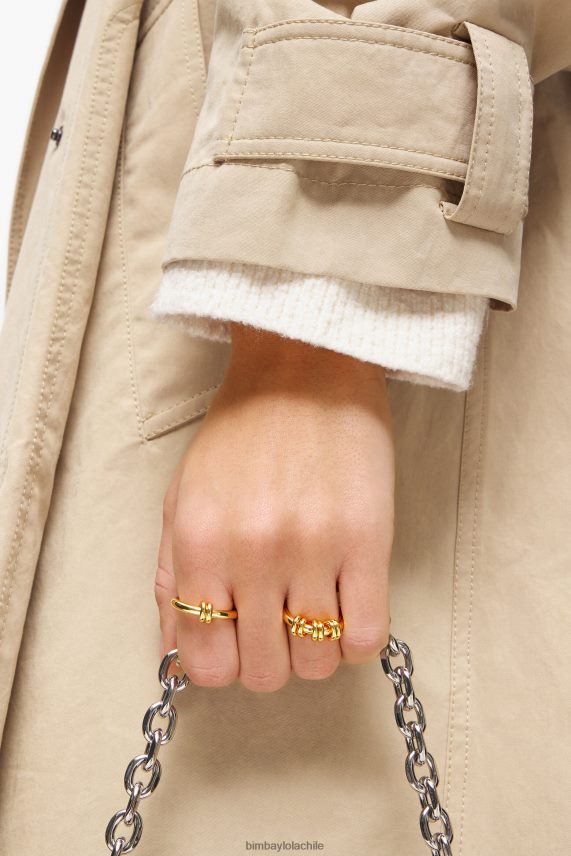 Bimba Y Lola juego de anillos en espiral PT6884821 accesorios dorado