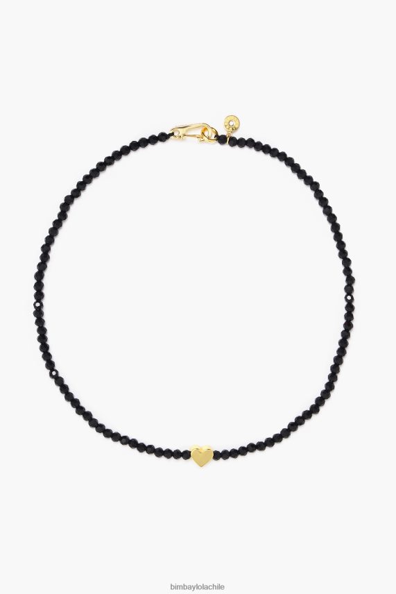 Bimba Y Lola collar corto con corazón y cristales PT6884789 accesorios dorado