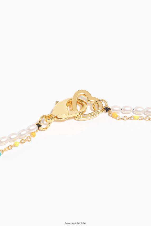 Bimba Y Lola collar de cadena de perlas PT6884791 accesorios multicolor