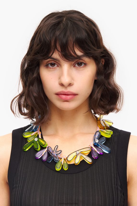 Bimba Y Lola collar de cordón de flores PT6884741 accesorios multicolor