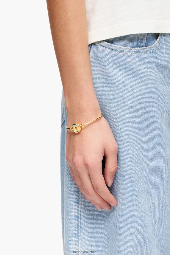Bimba Y Lola logotipo de pulsera rígida PT6884835 accesorios dorado