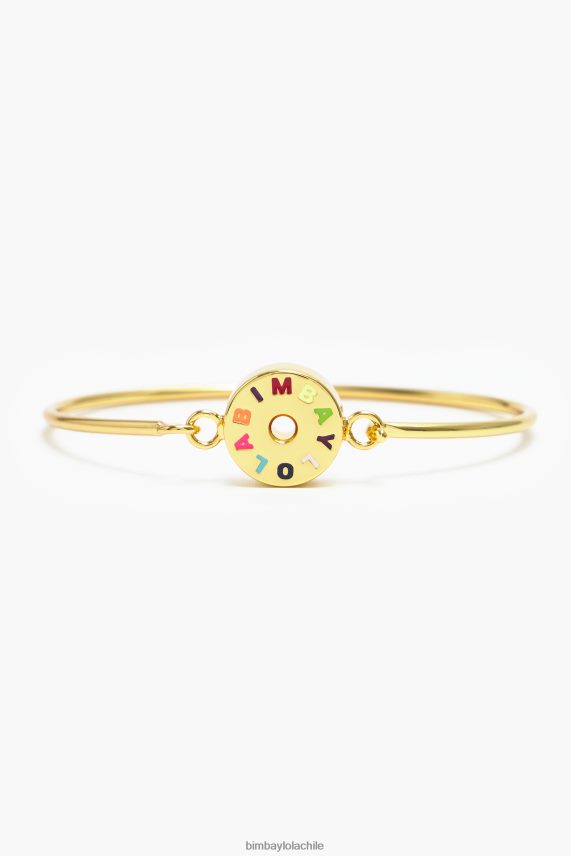 Bimba Y Lola logotipo de pulsera rígida PT6884835 accesorios dorado