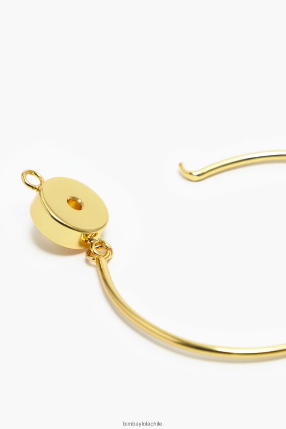 Bimba Y Lola logotipo de pulsera rígida PT6884835 accesorios dorado