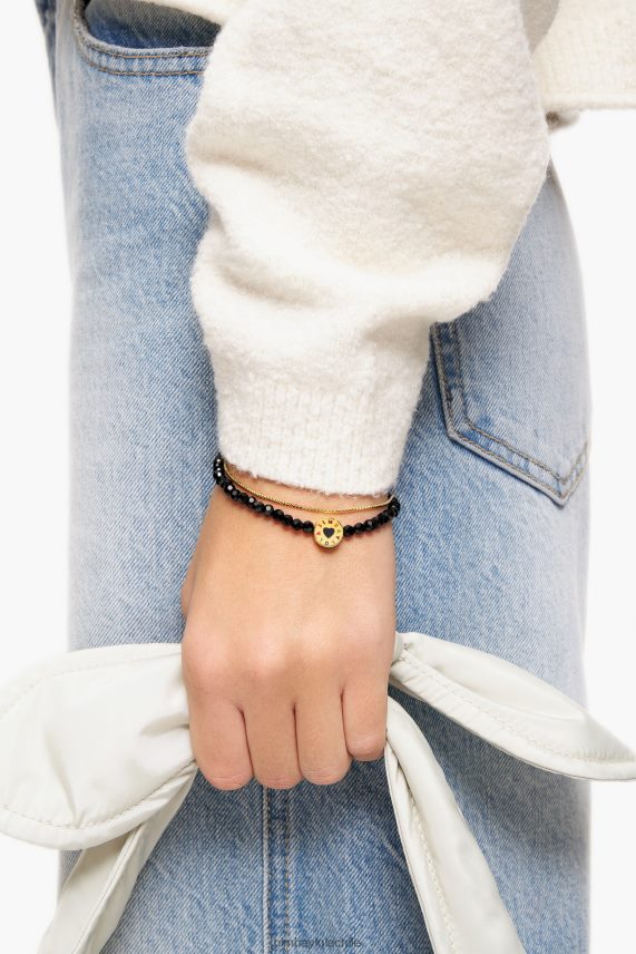 Bimba Y Lola pulsera doble cristales PT6884668 accesorios negro