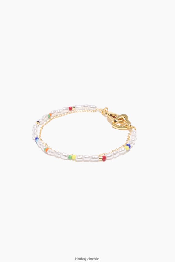 Bimba Y Lola pulsera doble perla PT6884776 accesorios azul