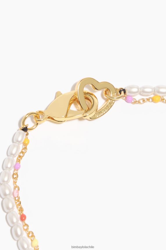 Bimba Y Lola pulsera doble perlas PT6884793 accesorios multicolor