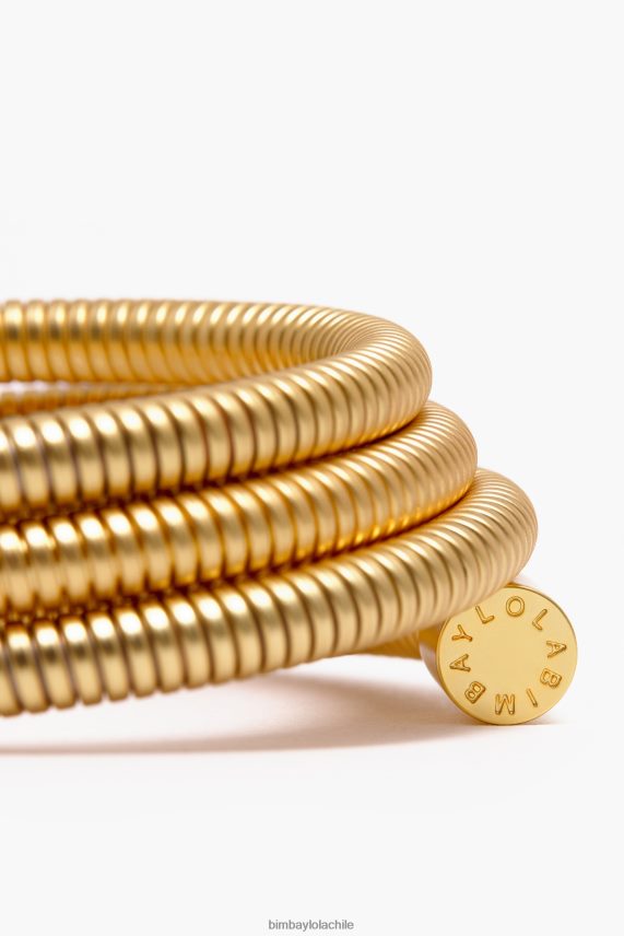 Bimba Y Lola pulsera espiral mate PT6884758 accesorios oro