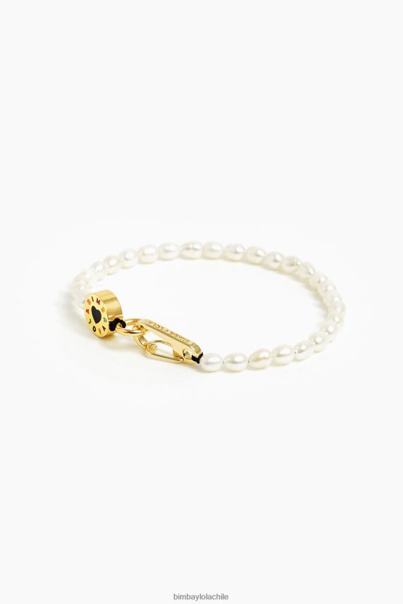 Bimba Y Lola pulsera fina con logo PT6884671 accesorios perla