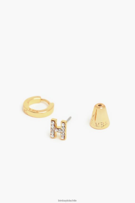 Bimba Y Lola arracadas mini con letras PT68841156 accesorios h