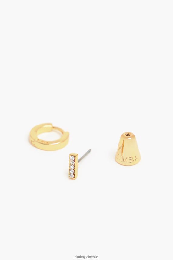 Bimba Y Lola arracadas mini con letras PT68841157 accesorios i